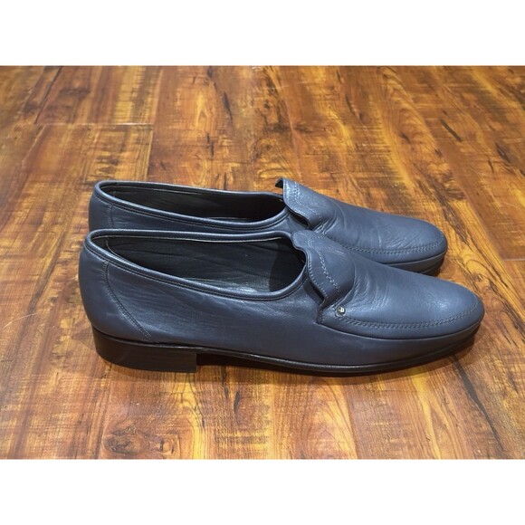 Bally of Switzerland Tirano Gray Leather Loafers Slip-On Shoes - Men’s Size 10 M main image 11